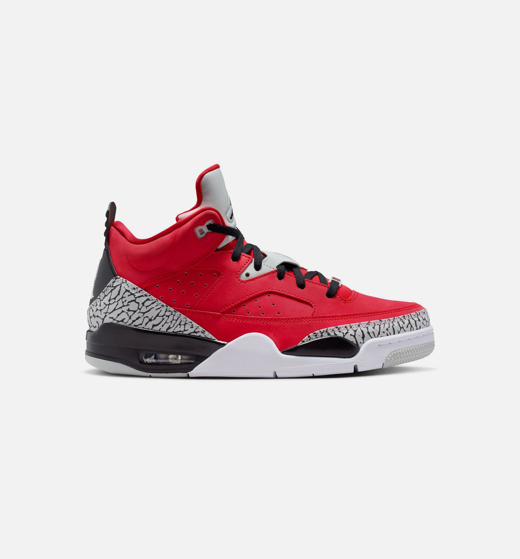 Son of Mars Low Fire Red Men's Shoes - Fire Red/Black/Grey Mist/White