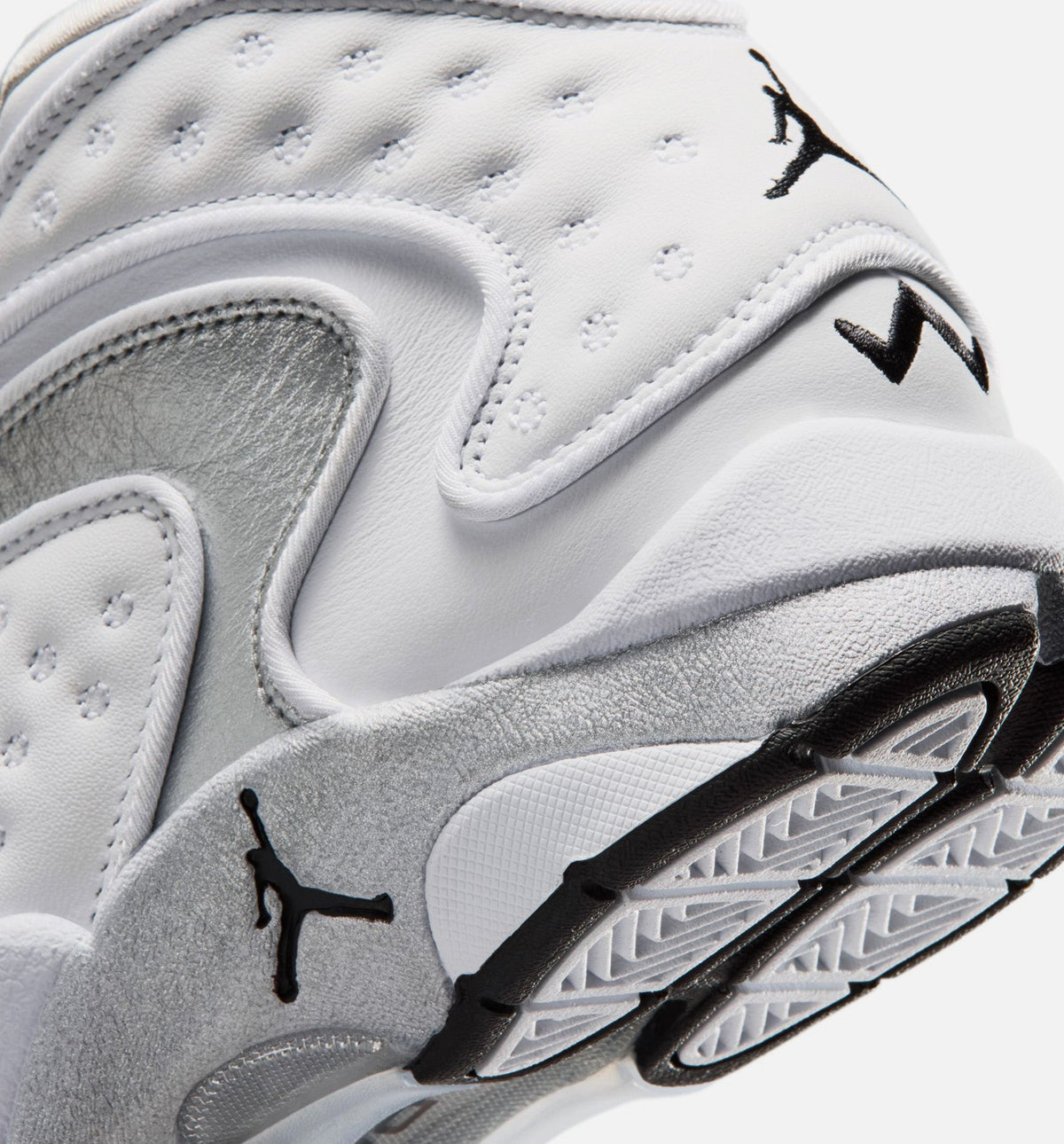 Air Jordan OG Women's Lifestyle Shoes - White / Black / Metallic Silver