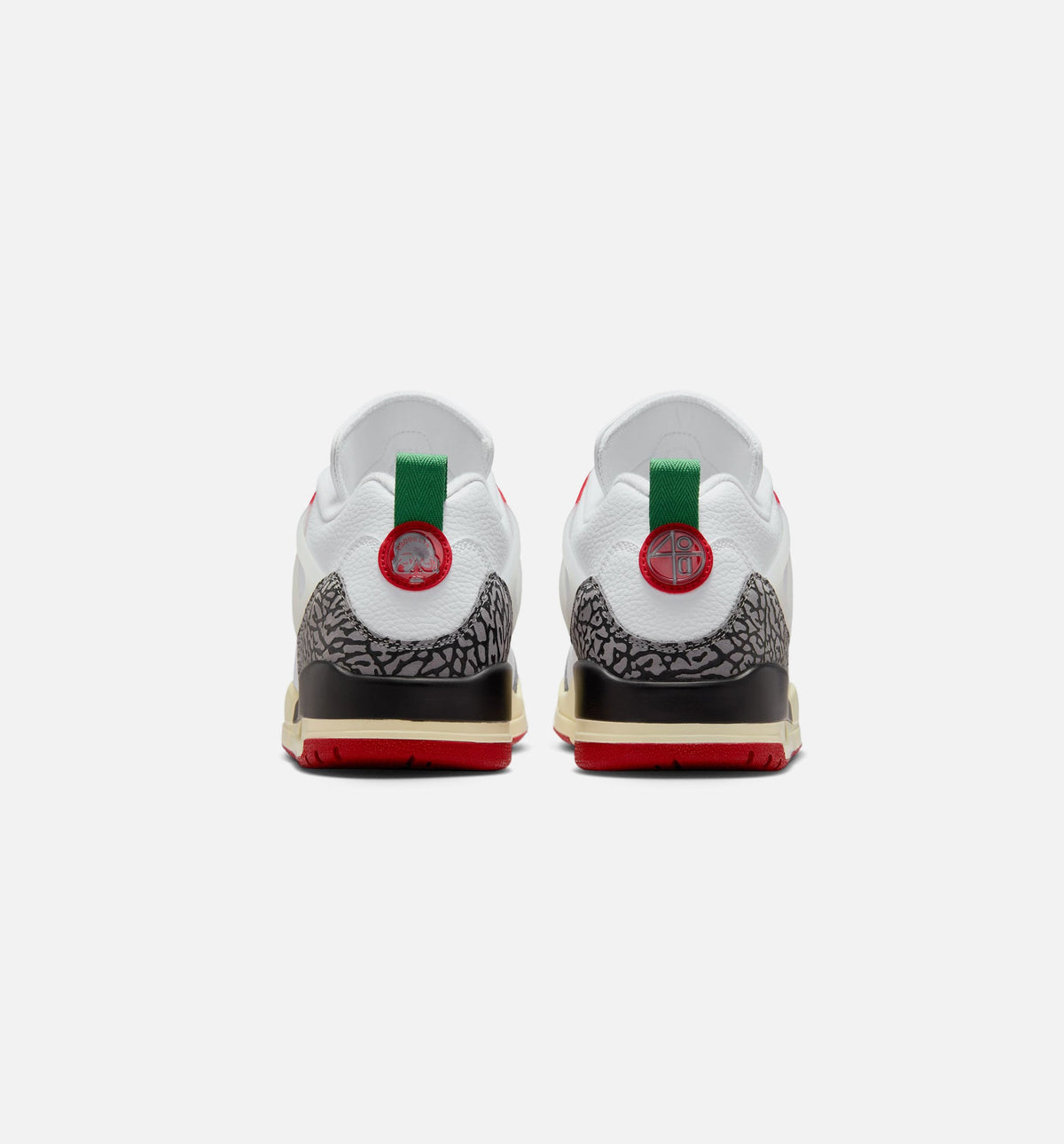 Spizike Low White and Varsity Red Men's Shoes - White/Black/Sail/Varsity Red