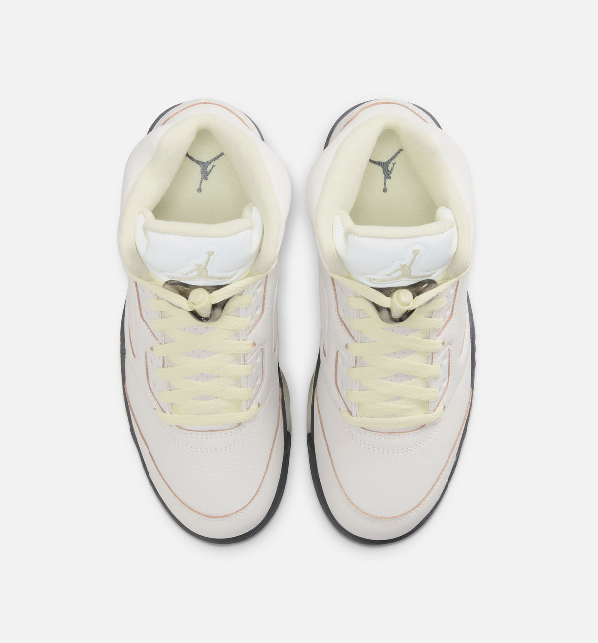 Air Jordan 5 Retro Luminous Green and Sail Women's Shoes - Sail/Luminous Green/Anthracite