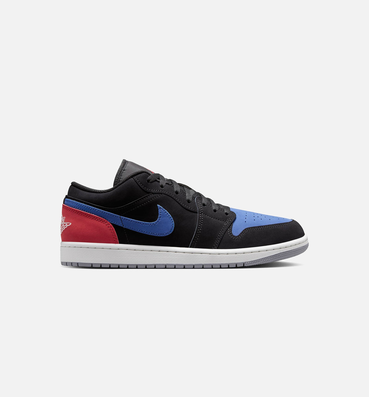 Air Jordan 1 Low Men's Shoes - Black/White/True Blue/Varsity Red