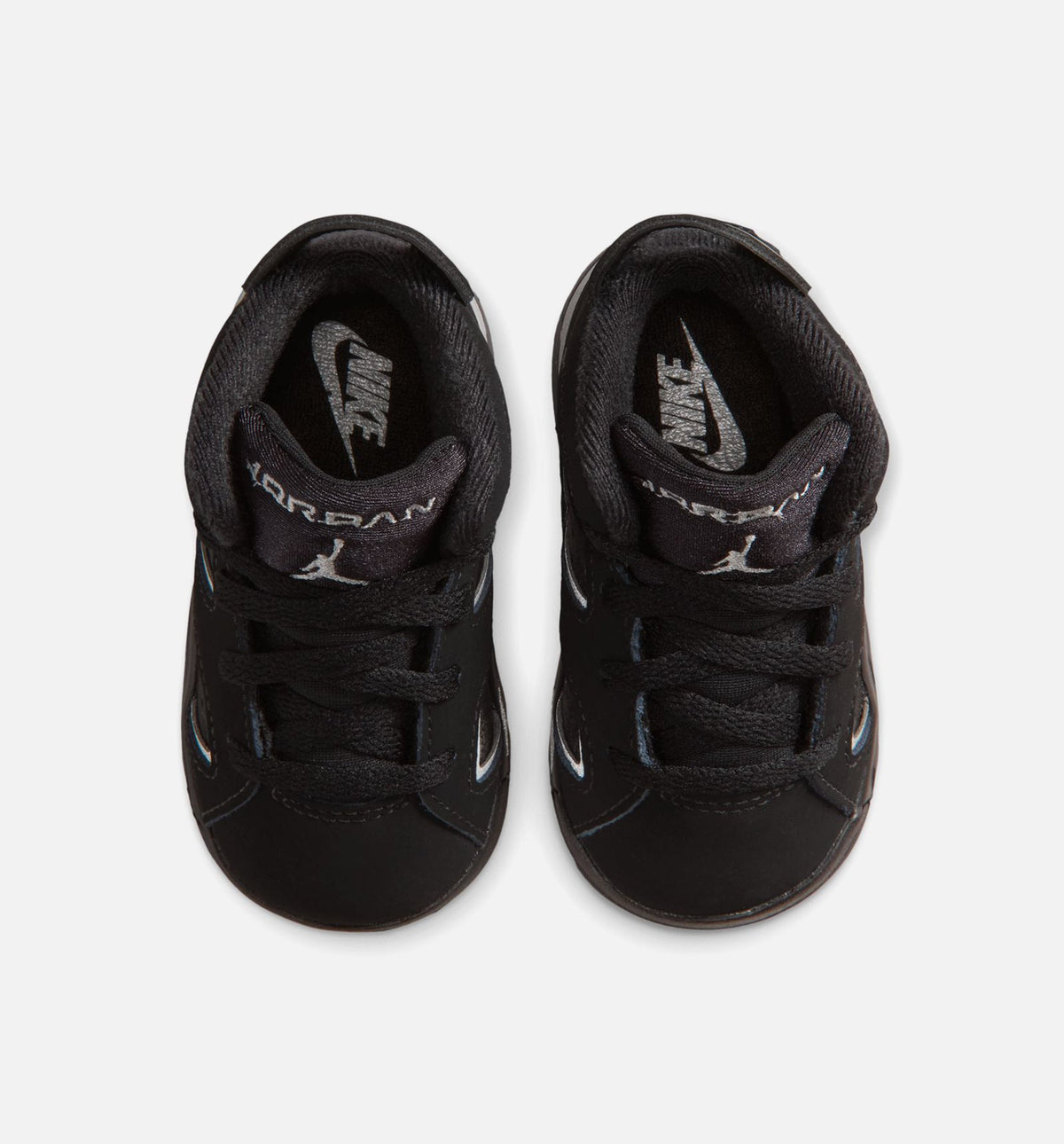 Air Jordan 6 Cap & Gown Infant & Toddler Shoes - Black/Reflective Silver/Black