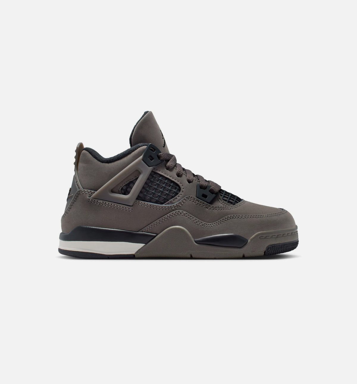 Air Jordan 4 Retro Cave Stone and Black Preschool Shoes - Cave Stone/Black/Moon Particle