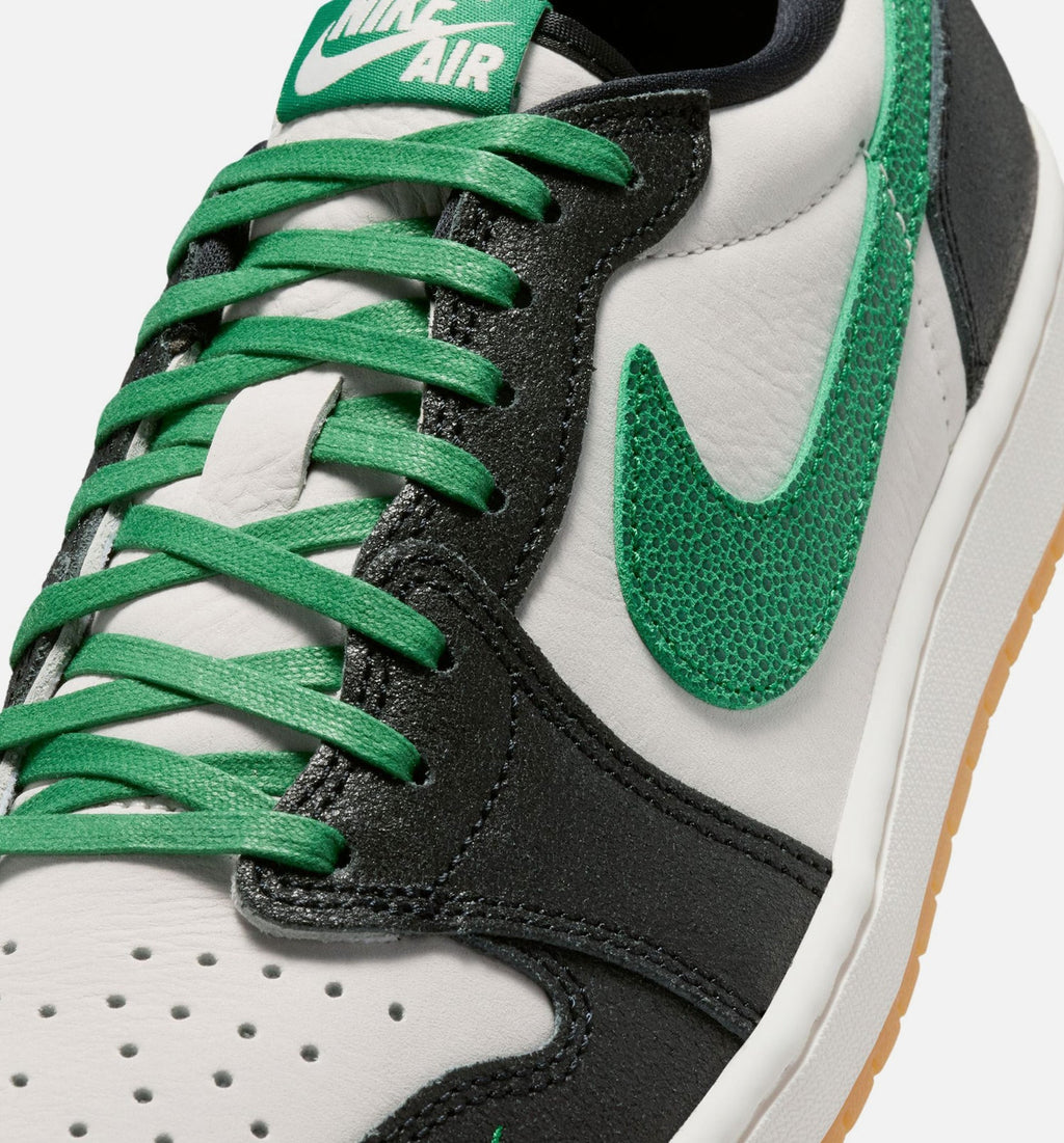 Air Jordan 1 Retro Low OG Men's Shoes - Phantom/Pine Green/Black
