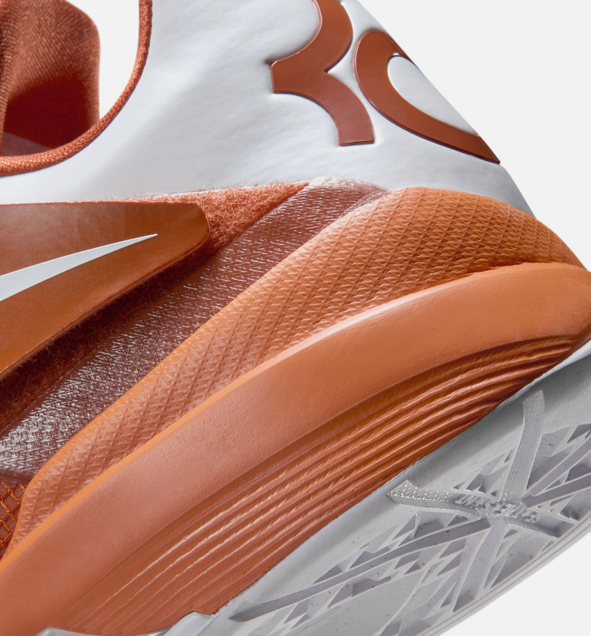 Zoom KD 4 Texas Longhorns Men's Basketball Shoes - Desert Orange/White