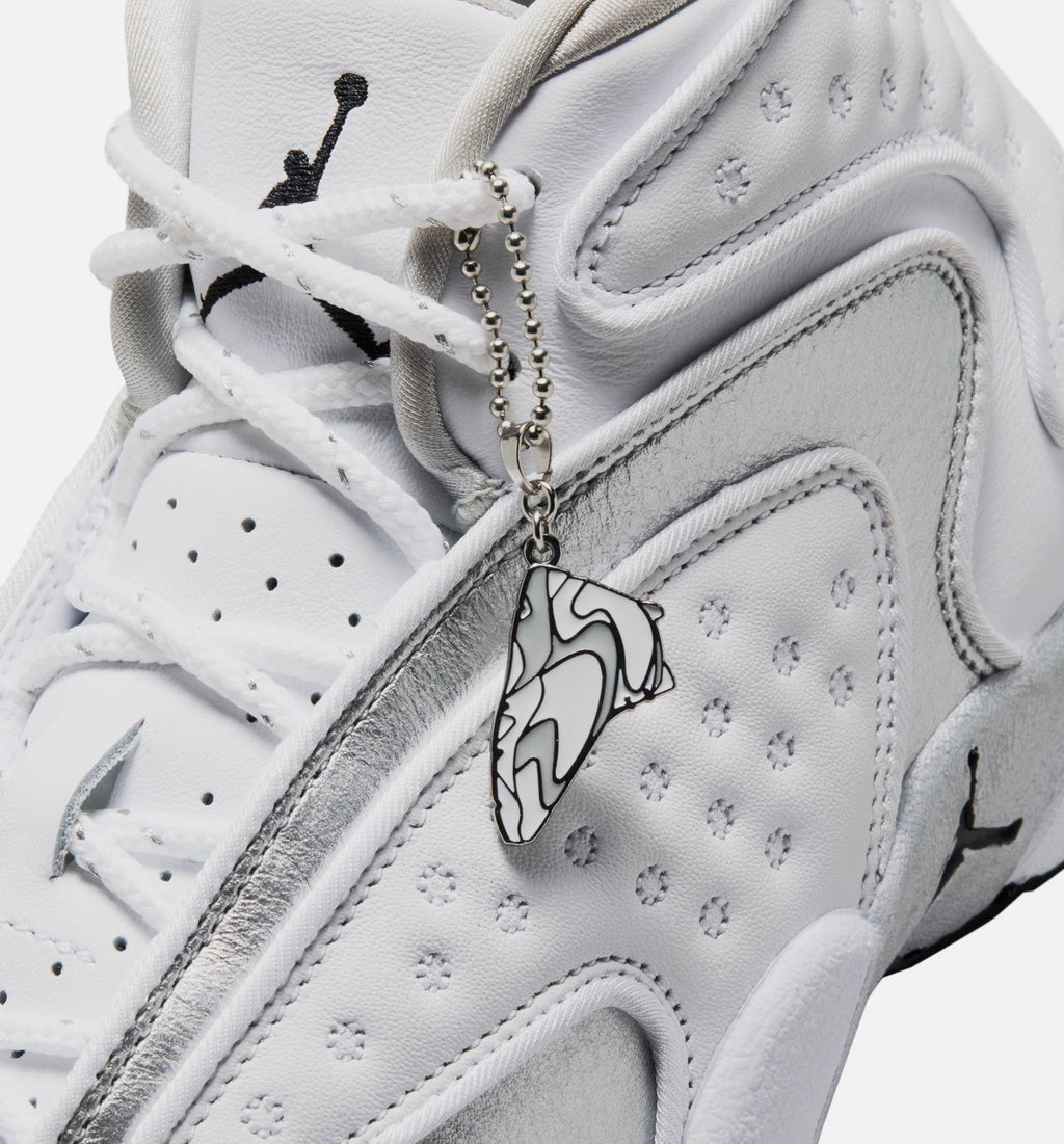Air Jordan OG Women's Lifestyle Shoes - White / Black / Metallic Silver