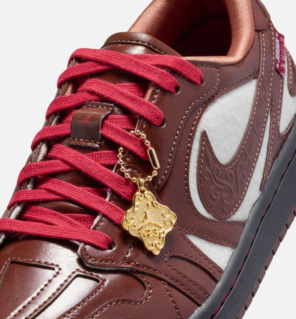 Air Jordan 1 Low Lunar New Year Women's Shoes - Light Chocolate