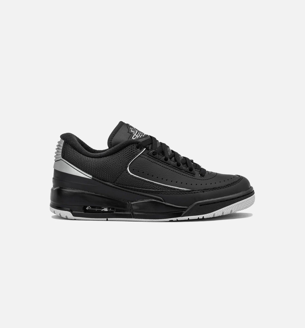 Air Jordan 23 Black and Metallic Silver Men's Shoes - Black/Metallic Silver
