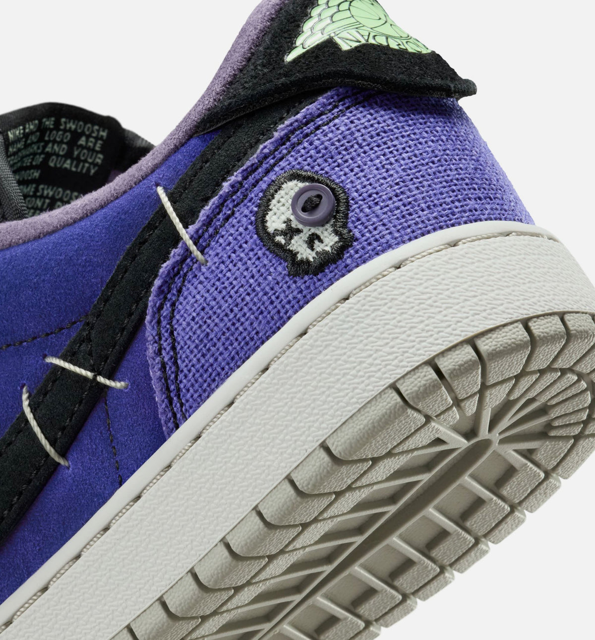 Air Jordan 1 Low OG Grade School Shoes - Regency Purple