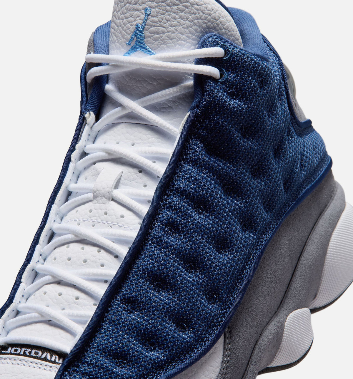 Air Jordan 13 Retro Navy and Flint Grey Men's Shoes - Navy/University Blue/Flint Grey/White
